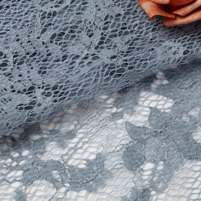Lace Fabric Dress Cutwork Nylon for Women's Wear Wholesale Supplier 3